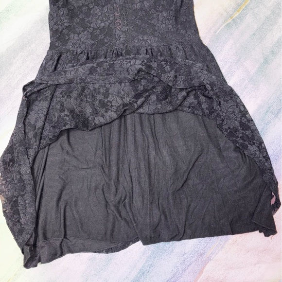 FOR LOVE AND LEMONS Lulu Dress in Black Floral Lace women’s size S - Picture 6 of 8